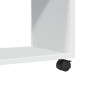 Rollschrank aus weißem Ingenieurholz mit Rädern, 37x33x42,5 cm. von , Seitentische - Ref: Foro24-853128, Preis: 33,12 €, Raba...