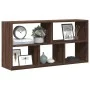 Estante de pared madera ingeniería marrón roble 100x25x50 cm de , Estantes y estanterías - Ref: Foro24-853278, Precio: 50,88 ...