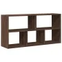 Estante de pared madera ingeniería marrón roble 100x25x50 cm de , Estantes y estanterías - Ref: Foro24-853278, Precio: 50,88 ...
