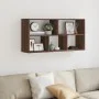 Estante de pared madera ingeniería marrón roble 100x25x50 cm de , Estantes y estanterías - Ref: Foro24-853278, Precio: 50,88 ...