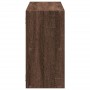 Engineered wood brown oak wall shelf 100x25x50 cm by , Shelves and shelves - Ref: Foro24-853278, Price: 48,23 €, Discount: %