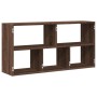 Wandregal aus braunem Eichenfurnierholz 100x25x50 cm von , Regale und Regale - Ref: Foro24-853278, Preis: 48,23 €, Rabatt: %