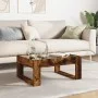 Coffee table with Infinity LED smoked oak 70x53x30 cm by , Coffee table - Ref: Foro24-847634, Price: 81,06 €, Discount: %