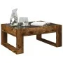 Coffee table with Infinity LED smoked oak 70x53x30 cm by , Coffee table - Ref: Foro24-847634, Price: 81,06 €, Discount: %