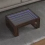 Coffee table with Infinity LED brown oak 70x53x30 cm by , Coffee table - Ref: Foro24-847636, Price: 83,84 €, Discount: %