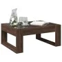 Coffee table with Infinity LED brown oak 70x53x30 cm by , Coffee table - Ref: Foro24-847636, Price: 83,84 €, Discount: %