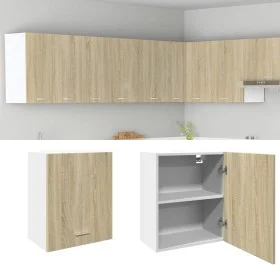 Engineered wood Sonoma oak wall cabinet 50x31x60 cm by , Kitchen cabinets - Ref: Foro24-849619, Price: 50,52 €, Discount: %