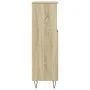 Bathroom cabinet made of oak Sonoma plywood 30x30x100 cm by , Bathroom furniture - Ref: Foro24-849671, Price: 51,23 €, Discou...