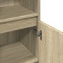 Bathroom cabinet made of oak Sonoma plywood 30x30x100 cm by , Bathroom furniture - Ref: Foro24-849671, Price: 52,09 €, Discou...
