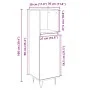 Bathroom cabinet made of oak Sonoma plywood 30x30x100 cm by , Bathroom furniture - Ref: Foro24-849671, Price: 51,23 €, Discou...