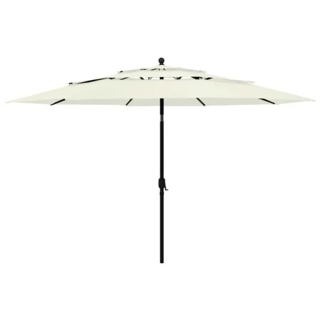 3-tier parasol with sand aluminum pole 3.5 m by vidaXL, Umbrellas - Ref: Foro24-313876, Price: 99,67 €, Discount: %