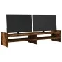 Wooden screen support, smoked oak engineering, 100x24x20cm by , Computer bases and risers - Ref: Foro24-854791, Price: 31,54 ...