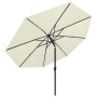 3-tier parasol with sand aluminum pole 3.5 m by vidaXL, Umbrellas - Ref: Foro24-313876, Price: 101,00 €, Discount: %