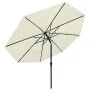 3-tier parasol with sand aluminum pole 3.5 m by vidaXL, Umbrellas - Ref: Foro24-313876, Price: 99,67 €, Discount: %
