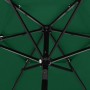 3-tier parasol with green aluminum pole 2.5 m by vidaXL, Umbrellas - Ref: Foro24-313861, Price: 67,94 €, Discount: %
