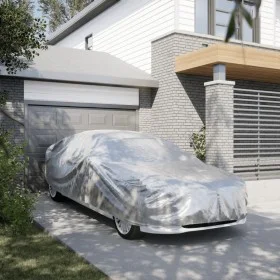 Car cover for Sedan with buckle straps, silver PEVA, XXL. by , Car Storage Covers - Ref: Foro24-4008954, Price: 38,71 €, Disc...