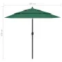 3-stufiger Sonnenschirm mit grünem Aluminiummast 2,5 m von vidaXL, Sonnenschirme - Ref: Foro24-313861, Preis: 66,77 €, Rabatt: %