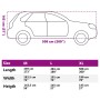 Full gray non-woven textile SUV car cover XL by , Car Storage Covers - Ref: Foro24-4008942, Price: 49,25 €, Discount: %
