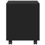 Armario con ruedas madera ingeniería negro 37x33x42,5 cm by , Side tables - Ref: Foro24-853129, Price: 31,58 €, Discount: %