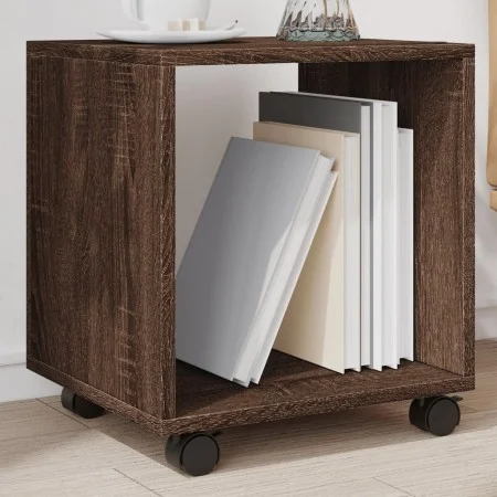Rollschrank aus braunem Eichenholz 37x33x42,5 cm. von , Seitentische - Ref: Foro24-853134, Preis: 30,94 €, Rabatt: %