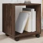 Rollschrank aus braunem Eichenholz 37x33x42,5 cm. von , Seitentische - Ref: Foro24-853134, Preis: 30,94 €, Rabatt: %