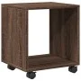 Rollschrank aus braunem Eichenholz 37x33x42,5 cm. von , Seitentische - Ref: Foro24-853134, Preis: 30,94 €, Rabatt: %