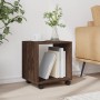 Rollschrank aus braunem Eichenholz 37x33x42,5 cm. von , Seitentische - Ref: Foro24-853134, Preis: 31,42 €, Rabatt: %