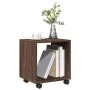 Rollschrank aus braunem Eichenholz 37x33x42,5 cm. von , Seitentische - Ref: Foro24-853134, Preis: 30,94 €, Rabatt: %
