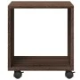 Rollschrank aus braunem Eichenholz 37x33x42,5 cm. von , Seitentische - Ref: Foro24-853134, Preis: 30,94 €, Rabatt: %