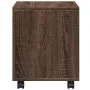 Rollschrank aus braunem Eichenholz 37x33x42,5 cm. von , Seitentische - Ref: Foro24-853134, Preis: 30,94 €, Rabatt: %