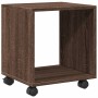Rollschrank aus braunem Eichenholz 37x33x42,5 cm. von , Seitentische - Ref: Foro24-853134, Preis: 31,42 €, Rabatt: %