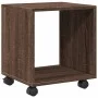 Rollschrank aus braunem Eichenholz 37x33x42,5 cm. von , Seitentische - Ref: Foro24-853134, Preis: 30,94 €, Rabatt: %