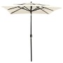 3-tier parasol with sand aluminum pole 2x2 m by vidaXL, Umbrellas - Ref: Foro24-313844, Price: 82,50 €, Discount: %