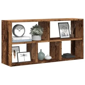 Wandregal aus gealtertem Ingenieurholz 100x25x50 cm von , Regale und Regale - Ref: Foro24-853279, Preis: 54,63 €, Rabatt: %