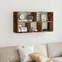Estante de pared madera de ingeniería envejecida 100x25x50 cm by , Shelves and shelves - Ref: Foro24-853279, Price: 54,58 €, ...