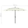 3-tier parasol with sand aluminum pole 3.5 m by vidaXL, Umbrellas - Ref: Foro24-313876, Price: 99,67 €, Discount: %