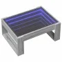 Mesa de centro con Infinity LED gris Sonoma 70x53x30 cm by , Coffee table - Ref: Foro24-847635, Price: 84,23 €, Discount: %
