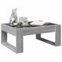Mesa de centro con Infinity LED gris Sonoma 70x53x30 cm de , Mesas de centro - Ref: Foro24-847635, Precio: 85,22 €, Descuento: %