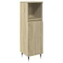 Badezimmerschrank aus Eichenholz-Sonoma-Sperrholz 30x30x100 cm. von , Badezimmermöbel - Ref: Foro24-849670, Preis: 53,12 €, R...
