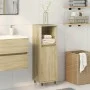 Badezimmerschrank aus Eichenholz-Sonoma-Sperrholz 30x30x100 cm. von , Badezimmermöbel - Ref: Foro24-849670, Preis: 53,12 €, R...
