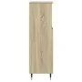 Badezimmerschrank aus Eichenholz-Sonoma-Sperrholz 30x30x100 cm. von , Badezimmermöbel - Ref: Foro24-849670, Preis: 53,12 €, R...