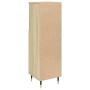 Badezimmerschrank aus Eichenholz-Sonoma-Sperrholz 30x30x100 cm. von , Badezimmermöbel - Ref: Foro24-849670, Preis: 54,03 €, R...