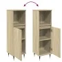 Badezimmerschrank aus Eichenholz-Sonoma-Sperrholz 30x30x100 cm. von , Badezimmermöbel - Ref: Foro24-849670, Preis: 53,12 €, R...