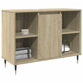 Mueble de baño madera de ingeniería roble Sonoma 80x33x60 cm by , Bathroom furniture - Ref: Foro24-849679, Price: 70,99 €, Di...