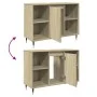 Badezimmerschrank aus Sonoma-Eichen-Ingenieurholz 80x33x60 cm. von , Badezimmermöbel - Ref: Foro24-849679, Preis: 69,88 €, Ra...