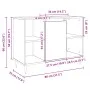 Mueble de baño madera de ingeniería roble Sonoma 80x33x60 cm by , Bathroom furniture - Ref: Foro24-849679, Price: 69,88 €, Di...