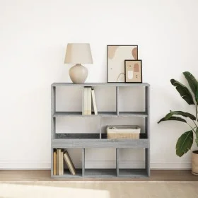 Regal/Trennwand in Sonoma-Grau 100x33x94,5 cm von , Bücherregale und Regale - Ref: Foro24-854477, Preis: 78,11 €, Rabatt: %