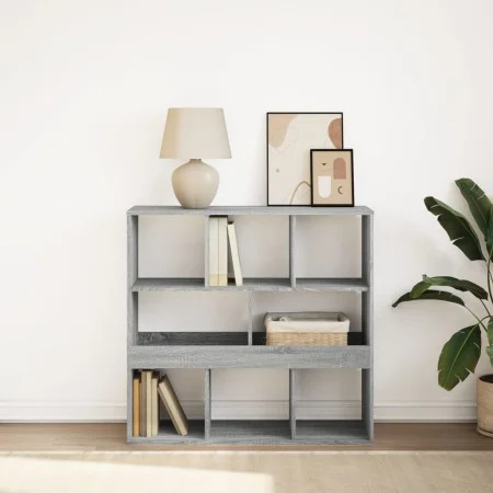Estantería/divisor de espacios gris Sonoma 100x33x94,5 cm by , Bookcases and shelves - Ref: Foro24-854477, Price: 78,11 €, Di...