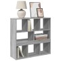 Estantería/divisor de espacios gris Sonoma 100x33x94,5 cm by , Bookcases and shelves - Ref: Foro24-854477, Price: 79,22 €, Di...