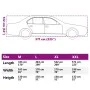 Funda de coche para Sedan con correas hebilla plateado XXL von , Autoaufbewahrungsabdeckungen - Ref: Foro24-4008929, Preis: 3...